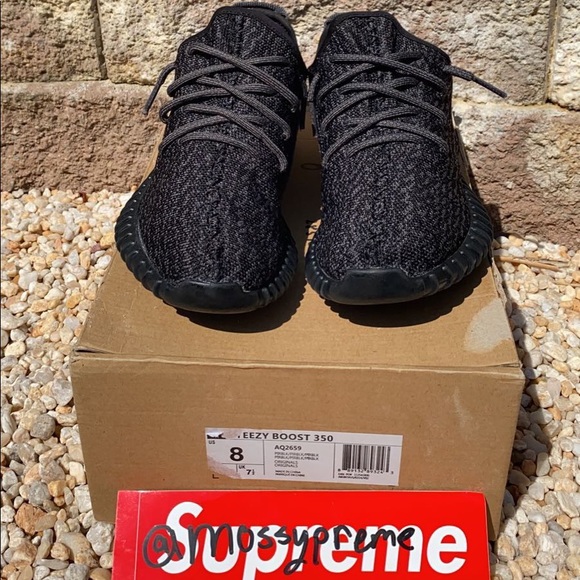 yeezy black size 8